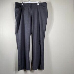 Worthington MODERN FIT Bootcut Dress Pants Women's 20W High Rise Gray Office